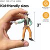 Liberty Imports 12 PCS Cowboy and Indian Figures, Mini Wild West and Native American Toy Figurines with Realistic Details, Western Cake Toppers, Party Favors for Kids