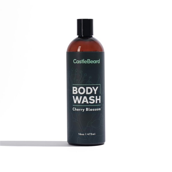 Castlebeard Moisturizing Gentle Body Wash Fresh Scent | Aloe Vera, Coconut Oil, 16 oz