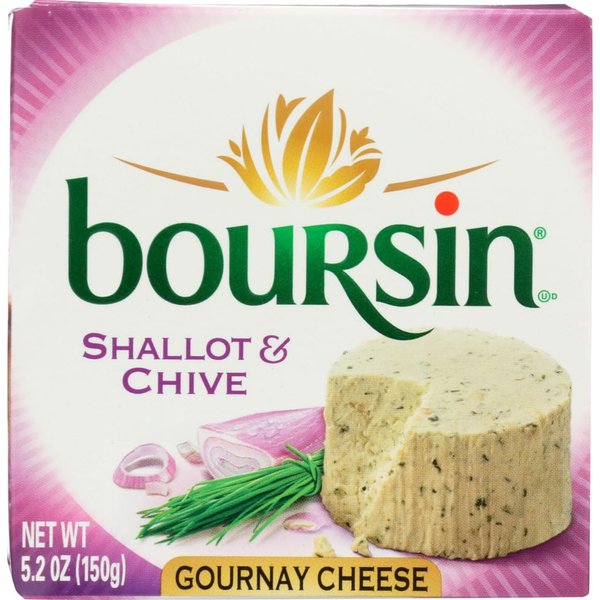 Boursin Shallot and Chive Cheese Spread, 5.2 Ounce -- 6 per case.
