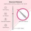 Rolybag Cuticle Nail Drill Bits Needle Shape Cuticle Drill Bit for Nail Diamond Drill Bits 3/32” Professional Safety Cuticle Clean Drill for Electric Remove Cuticle Dead Skin Manicure Tools (Fine)