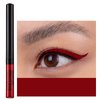 Liquid Eyeliner, Matte Colored Eyeliners, Dark-Red Eyeliner, White Black Red Brown Green Purple Waterproof High-pigmented Colorful Eyeliners Eye Makeup (18#Dark-Red)