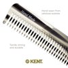 Kent 6T G Fine and Wide Tooth Hair Comb-Handmade Styling Comb for Hair Care, Barber and Beard Comb For Men -Grooming Hair Comb for Men, Woman and Kids- Hair Care for Wet or Dry, Medium to Thick Hair