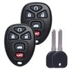 Key Fob Keyless Entry Transponder Ignition Key Fits for Chevy Impala Buick Lucerne Cadillac DTS 2006 2007 2008 2009 2010 2011 2012 2013 / for Chevrolet Monte Carlo Remote Control Replacement OUC60270