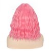 Mesisille Party Wig Bob Wigs Synthetic Hair Bob Cut Wig Cosplay Wig for Everyone Colorful Costume Wigs For Concert Halloween Costume Pink Bobo Wig (Pink) …