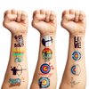 100PCS Archery Temporary Tattoos Stickers Themed Bow Arrow Hunting Birthday Party Favors Decorations Supplies Summer Sports Tattoo Sticker Gifts For Boys Girls Hunter School Prizes Carnival Christmas
