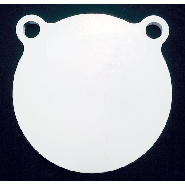 AR500 Steel Targets - Gongs - Silhouettes and More for Pistols and Rifles - 3/8 1/2 (3/8" AR500, 8" Eared Gong)