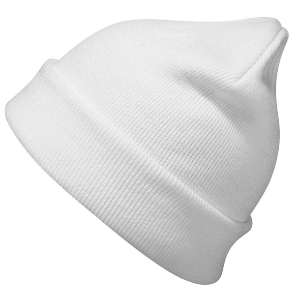 MaxNova Slouchy Beanie Cap Knit hat for Men and Women White