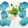 gisgfim 96 Pcs Ocean Sea Plates and Napkins Party Supplies Ocean Waves Birthday Party Tableware Set Sea Theme Party Decorations Favors for Birthday Baby Shower for 24 Guests
