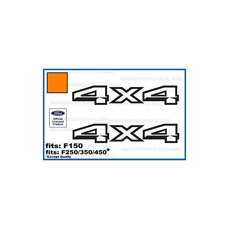Decal Mods 4x4 Decals Stickers for Ford F150 (2015-2020) and F250 F350 ...