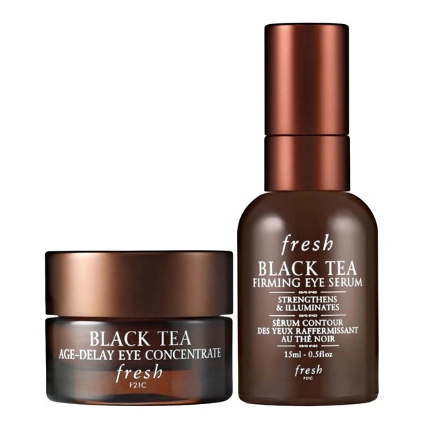Fresh Black Tea Age-Delay Eye Concentrate Cream and Firming Eye Serum .5oz / 15mL