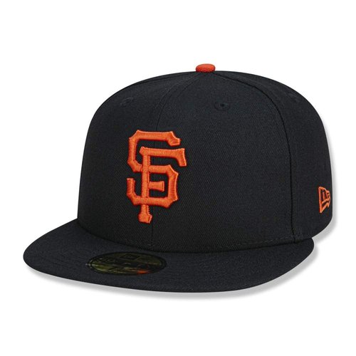 New Era 59FIFTY San Francisco Giants Black MLB 2017 Authentic Collection On Field Game Fitted Cap Size 7