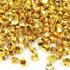 DomeStar 520PCS Fake Gold Ice Rocks, 0.5inch Gold Acrylic Ice Fake Plastic Gold Nuggets for Vases Fillers Table Scatters Decoration