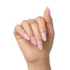 KISS Gel Fantasy Dreamdust, Press-On Nails, Nail glue included, Diamonds 4 Me', Light Pink, Medium Size, Oval Shape, Includes 28 Nails, 2G Glue, 1 Manicure Stick, 1 Mini File
