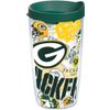 Tervis NFL Green Bay Packers All Over Made in USA Double Walled Insulated Tumbler Travel Cup Keeps Drinks Cold & Hot, 16oz, Classic