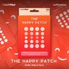 The Happy Patch - Hydrocolloid Acne Patch with Salicylic Acid for Face, Blemishes, Zits Absorbing Patch, Breakouts Spot Treatment for Skin Care, 3 Sizes (100 Count)