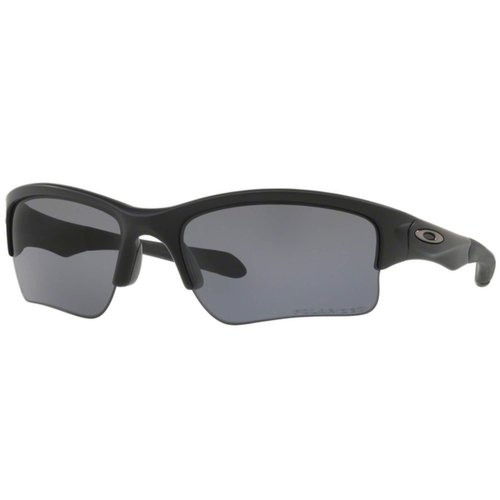 Oakley Man Sunglasses Matte Black Frame, Grey Polarized Lenses, 61MM