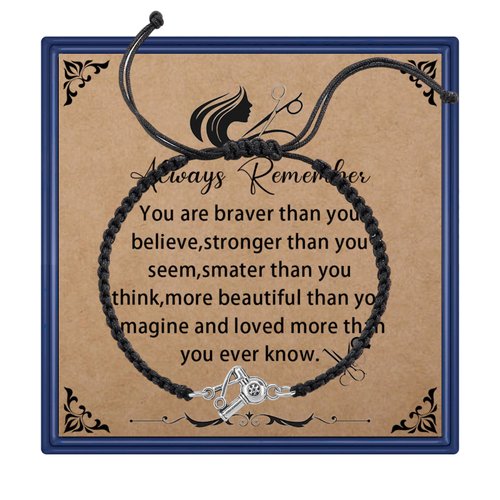 MollyQueen hairdresser gifts hair stylist gifts hair stylist gifts for women Hair Dryer gifts for hairdressers female cosmetology gifts Hair Dryer Jewelry (Black Hairdresser Gifts)