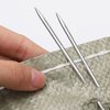 10" Professional Upholstery Needle 3mm Thickness, Big Eye Hand Sewing Needles for Stitching and Crafting Projects