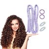 MOODKEY Heatless Curling Rod Headband, 63inch Purple Long Heatless Curls Headband, Soft Hair Curlers to Sleep In(Purple)