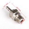 Mxfans Silver RC 1:8 1:10 70117 Stainless Steel Glow Plug Replacement for HSP N3 15~28 Hot Nitro Engines Pack of 12