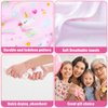 2 Pack Kids Microfiber Hair Drying Towel Girls Hair Drying Wrap Rapid Drying Hair Towel Wrap Unicorn Hair Drying Towel with Button for Women Girls Hair Turban for Wet Hair Wraps
