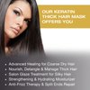 Vitamins Keratin Hair Mask Deep Conditioner - Biotin Protein with Castor Oil Conditioning Repair Treatment for Thick Dry Damaged or Color Treated Curly Wavy and Straight Coarse Hair