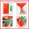 Christmas Balloon Garland Arch Kit Red Green Gold White Latex Balloons Gold Confetti Christmas Cane Candy Gift Box Star Foil Balloons for Xmas New Year Party Decoration Supplies