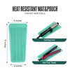 ZAKRA Heat Resistant Silicone Mat Pouch for Hair Straightener,Flat Iron,Curling Iron,Hot Hair Tools.(Mintgreen)