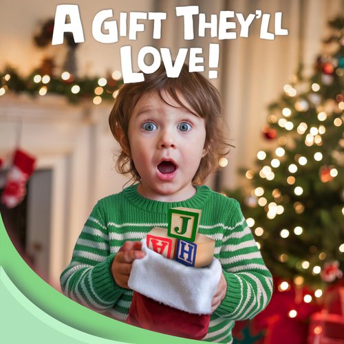 Skoolzy Wooden Alphabet Blocks - 30 ABC Wooden Blocks for Toddlers - Wood Alphabet Stacking Toys - Alphabet Learning Toys Ages 2 +