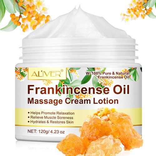 Frankincense Balm for Anti-Aging, Muscle Support – Deep Moisturizing Frankincense Cream for Sensitive Skin, Dry Skin – Skincare Moisturizer for Men & Women
