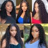 Lace Frontal Wigs Human Hair Pre Plucked HD Water Wave Lace Front Wigs Human Hair 13x4 Wet and Wavy Human Hair Wigs for Black Women Brazilian Curly Lace Front Wig Human Hair 20 Inch