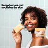 SoapFactory Organic Soap Bar with Turmeric and Tee Tree Oil for Men and Women, 100% Natural Facial Cleanser, Face and Body, Vegan, Handmade, 3.88 ounce