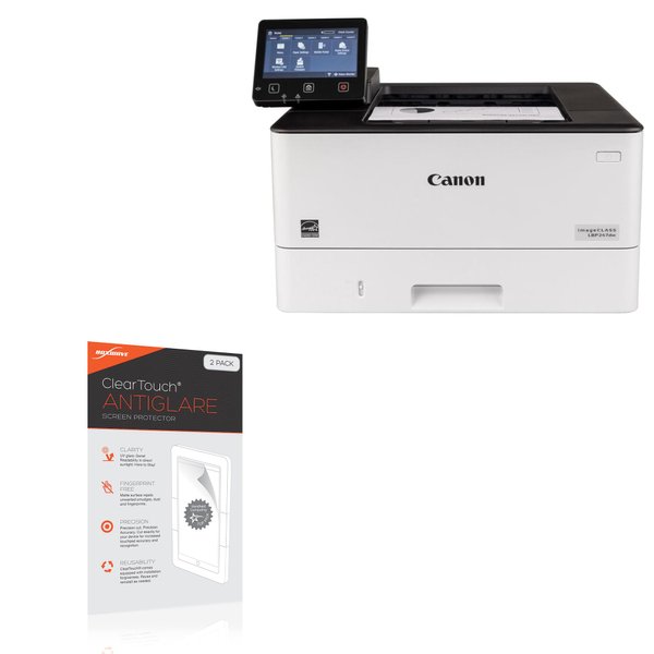 BoxWave Screen Protector Compatible with Canon imageCLASS LBP247dw Printer Display - ClearTouch Anti-Glare (2-Pack), Anti-Fingerprint Matte Film Skin