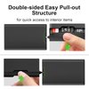 BUDI Portable Aluminum Memory Card Case Shockproof Scratch Resistant Thin Credit Card Size Card Organizer Lightweight Card Holder Wallet Stores 6 SD Micro SDHC Micro SDXC Cards & 8 TF Cards