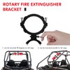 1PCS Fire Extinguisher Mount, EBESTauto Compatible for Adjustable Jeep Fire Extinguisher Bracket Fit for 3 Inch or 3.25 Inch Fire Extinguisher Bottle Bracket fit for UTV with 1.75''-2'' Round