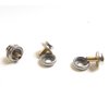 Gypsy Snap Stud w/ 11/32" Long Brass Post & Stainless Steel Socket Set (25 of Each Piece)