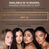 bellapierre Mineral Foundation SPF 15 - Loose Powder | Vegan & Cruelty Free | Full Coverage | Hypoallergenic & Safe for All Skin Types | Oil & Talc Free - 0.32 Oz - Nutmeg
