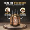Viking Revolution Men's Beard Oil - Natural Argan and Jojoba Blend, Softens and Strengthens Facial Hair (Cedar and Pine, 3 Pack)