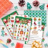 Yoqipati 45PCS Christmas Bingo Game Cards for 24 Players Christmas Bingo Games for Classroom Activities Family Party Favors Xmas Gifts Holiday Supplies