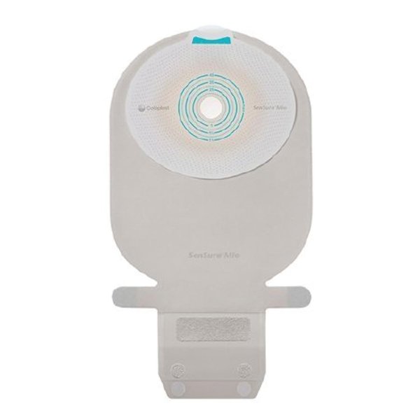 SenSura Mio Ostomy Pouch Drainable 3/8 to 2-1/8 Inch Stoma 11 Inch Length, Maxi 1pc System Transparent Gray 10481, 10 Ct