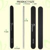 Maryton Nail File 100/180 Grit Emery Boards for Nails 12 PCS Professional Double Sides Washable Nail Files Kit for Acrylic Nails for DIY Salon Use (Black)