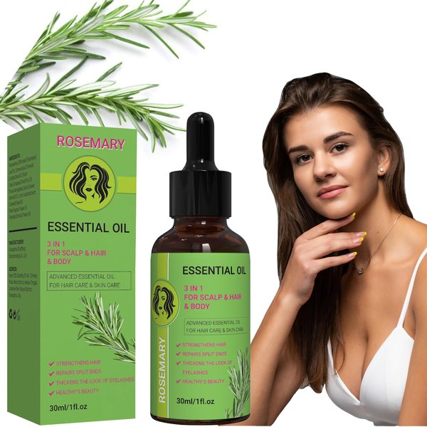 Rosemary Oil for Hair Health, Premium Rosemary Essential Oil, Natural Hair Oil, and Organic Rosemary Oil