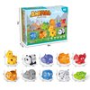 Learning Toys for 2 3 4 Year Old, 52 Pcs ABC Animal Alphabet Match Game with Uppercase Lowercase, 10 Different Animal Figures, Preschool Activities Montessori Fine Motor Toys for Toddlers Kids