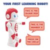 Lexibook Powerman Baby Smart Interactive Toy Learning Robot Toy for Kids Dancing Plays Music Quiz Numbers Shapes Colors Boy Girl Robot Junior Red/White - ROB15EN_09, White Red, 8.66 Inch