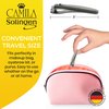 Camila Solingen CS15 3" Fingernail Clipper and Toenail Clipper for Manicure and Pedicure - Professional Nail Clippers with Precision Super Sharp Blades - German Stainless Steel Cuticle Trimmer