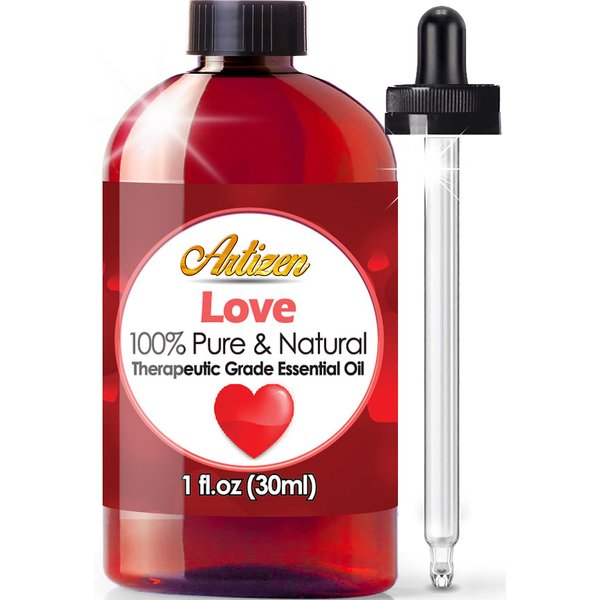 Artizen Love Blend Essential Oil (100% Pure & Natural - Undiluted) Therapeutic Grade - Huge 1oz Bottle for Aromatherapy, Relaxation, Skin Therapy & More - Love Blend Oil - Pure Love Essential Oil