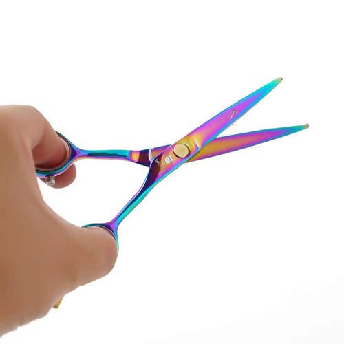 Hair Cutting Scissors Set Professional 5.5" Barber Haircutting Thinning/Texturizing Shears Kits,Trimming Scissor Hairdressing Stainless Steel Shear for Hairdresser