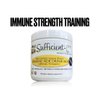 Sufficient-C High-Dosed 4000 mg. Vitamin C Lemon Peach Immune-Ade Drink Mix 250 gram size - Refreshing with Generously Dosed L-lysine, Bromelain & 96% Pure, Caffeine-Free Green Tea Extract