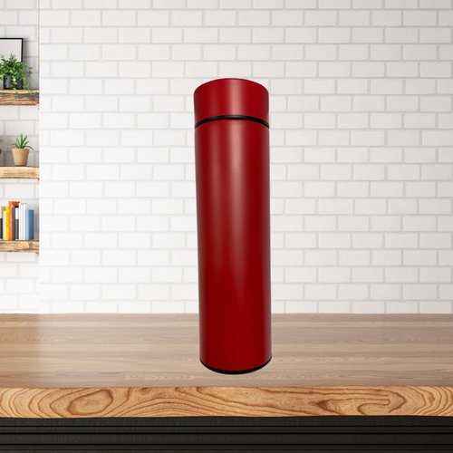 Insulated Water Bottle with temperature Display (Red)