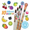Safari Smencils Cylinder - HB #2 Patented Gourmet Scented Pencils, 50 Count, Gifts for Kids, Classroom Rewards, Party Favors, Stuffers